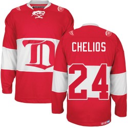 Detroit Red Wings Chris Chelios Official Red CCM Premier Adult Winter Classic Throwback NHL Hockey Jersey
