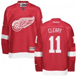 Detroit Red Wings Daniel Cleary Official Red Reebok Premier Adult Home NHL Hockey Jersey
