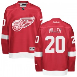 Detroit Red Wings Drew Miller Official Red Reebok Premier Adult Home NHL Hockey Jersey