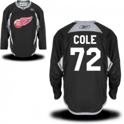 Detroit Red Wings Erik Cole Official Black Reebok Premier Adult Practice Alternate NHL Hockey Jersey