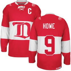 Detroit Red Wings Gordie Howe Official Red CCM Authentic Adult Winter Classic Throwback NHL Hockey Jersey