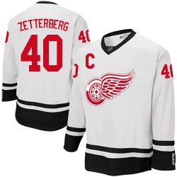 Detroit Red Wings Henrik Zetterberg Official White Reebok Premier Adult Fashion NHL Hockey Jersey