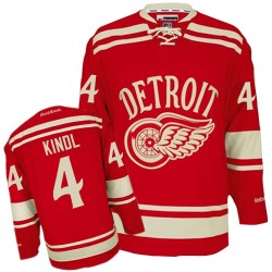 Detroit Red Wings Jakub Kindl Official Red Reebok Authentic Adult 2014 Winter Classic NHL Hockey Jersey