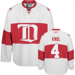 Detroit Red Wings Jakub Kindl Official White Reebok Premier Adult Third Winter Classic NHL Hockey Jersey