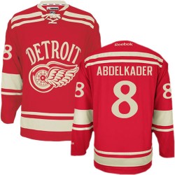 Detroit Red Wings Justin Abdelkader Official Red Reebok Authentic Adult 2014 Winter Classic NHL Hockey Jersey
