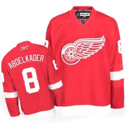 Detroit Red Wings Justin Abdelkader Official Red Reebok Authentic Adult Home NHL Hockey Jersey