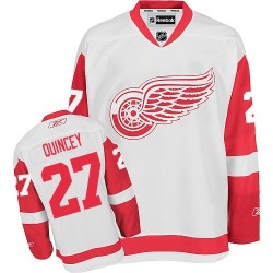 Detroit Red Wings Kyle Quincey Official White Reebok Premier Adult Away NHL Hockey Jersey