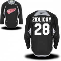 Detroit Red Wings Marek Zidlicky Official Black Reebok Authentic Adult Practice Alternate NHL Hockey Jersey