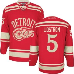 Detroit Red Wings Nicklas Lidstrom Official Red Reebok Authentic Youth 2014 Winter Classic NHL Hockey Jersey