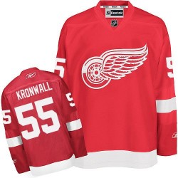 Detroit Red Wings Niklas Kronwall Official Red Reebok Authentic Adult Home NHL Hockey Jersey