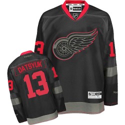 Detroit Red Wings Pavel Datsyuk Official Black Ice Reebok Authentic Adult NHL Hockey Jersey