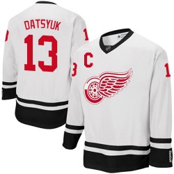 Detroit Red Wings Pavel Datsyuk Official White Reebok Authentic Adult Fashion NHL Hockey Jersey