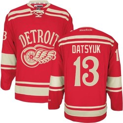 Detroit Red Wings Pavel Datsyuk Official Red Reebok Authentic Adult 2014 Winter Classic NHL Hockey Jersey