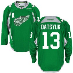 Detroit Red Wings Pavel Datsyuk Official Green Reebok Premier Adult Practice NHL Hockey Jersey
