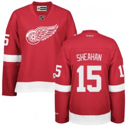 Detroit Red Wings Riley Sheahan Official Red Reebok Premier Women's Home NHL Hockey Jersey