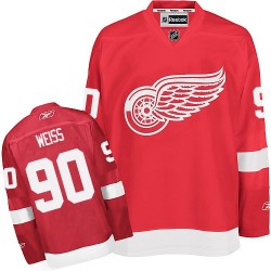 Detroit Red Wings Stephen Weiss Official Red Reebok Authentic Adult Home NHL Hockey Jersey