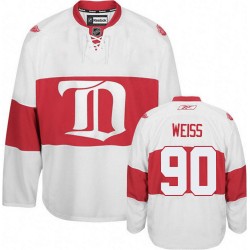 Detroit Red Wings Stephen Weiss Official White Reebok Authentic Adult Third Winter Classic NHL Hockey Jersey