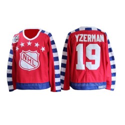 Detroit Red Wings Steve Yzerman Official Red CCM Authentic Adult All Star Throwback 75TH NHL Hockey Jersey