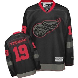 Detroit Red Wings Steve Yzerman Official Black Ice Reebok Premier Adult NHL Hockey Jersey