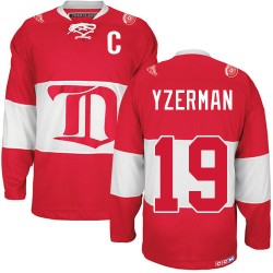Detroit Red Wings Steve Yzerman Official Red CCM Premier Adult Winter Classic Throwback NHL Hockey Jersey