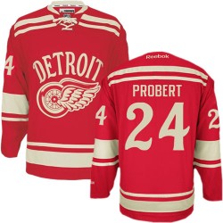 Detroit Red Wings Bob Probert Official Red Reebok Authentic Adult 2014 Winter Classic NHL Hockey Jersey