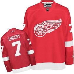 Detroit Red Wings Ted Lindsay Official Red Reebok Premier Adult Home NHL Hockey Jersey