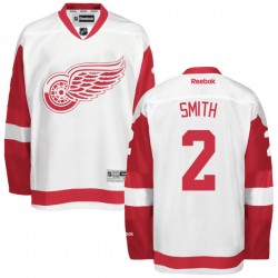 Detroit Red Wings Brendan Smith Official White Reebok Authentic Adult Away NHL Hockey Jersey