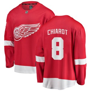 Detroit Red Wings Ben Chiarot Official Red Fanatics Branded Breakaway Adult Home NHL Hockey Jersey