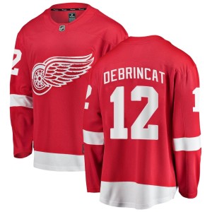 Detroit Red Wings Alex DeBrincat Official Red Fanatics Branded Breakaway Adult Home NHL Hockey Jersey