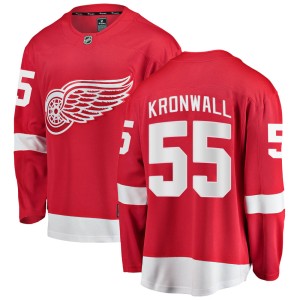 Detroit Red Wings Niklas Kronwall Official Red Fanatics Branded Breakaway Adult Home NHL Hockey Jersey
