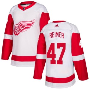 Detroit Red Wings James Reimer Official White Adidas Authentic Youth NHL Hockey Jersey