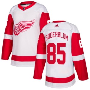 Detroit Red Wings Elmer Soderblom Official White Adidas Authentic Youth NHL Hockey Jersey