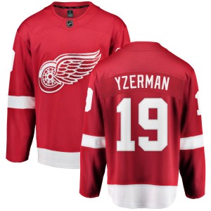 Detroit Red Wings Steve Yzerman Official Red Fanatics Branded Breakaway Adult Home NHL Hockey Jersey