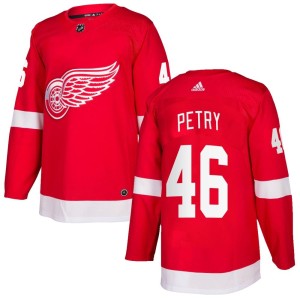 Detroit Red Wings Jeff Petry Official Red Adidas Authentic Youth Home NHL Hockey Jersey