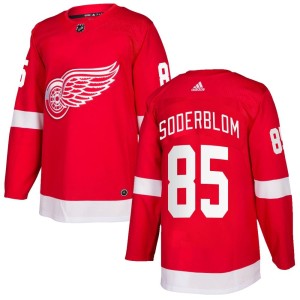 Detroit Red Wings Elmer Soderblom Official Red Adidas Authentic Youth Home NHL Hockey Jersey