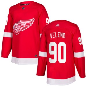 Detroit Red Wings Joe Veleno Official Red Adidas Authentic Youth Home NHL Hockey Jersey