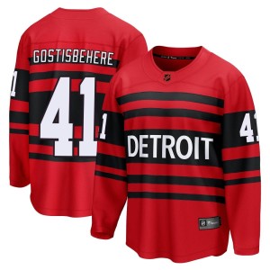Detroit Red Wings Shayne Gostisbehere Official Red Fanatics Branded Breakaway Youth Special Edition 2.0 NHL Hockey Jersey