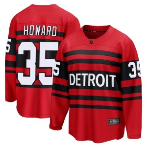 Detroit Red Wings Jimmy Howard Official Red Fanatics Branded Breakaway Youth Special Edition 2.0 NHL Hockey Jersey