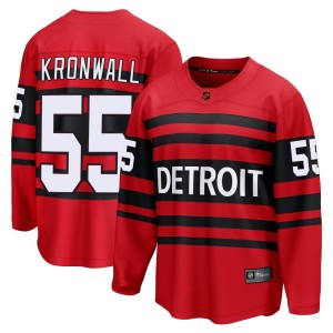 Detroit Red Wings Niklas Kronwall Official Red Fanatics Branded Breakaway Youth Special Edition 2.0 NHL Hockey Jersey
