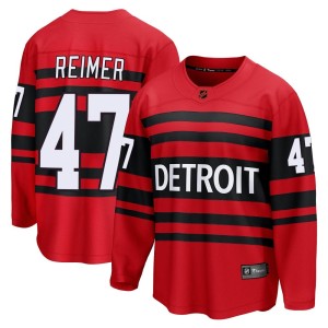 Detroit Red Wings James Reimer Official Red Fanatics Branded Breakaway Youth Special Edition 2.0 NHL Hockey Jersey