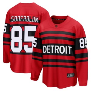 Detroit Red Wings Elmer Soderblom Official Red Fanatics Branded Breakaway Youth Special Edition 2.0 NHL Hockey Jersey