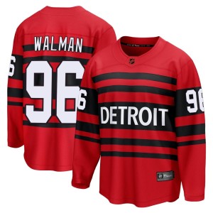 Detroit Red Wings Jake Walman Official Red Fanatics Branded Breakaway Youth Special Edition 2.0 NHL Hockey Jersey