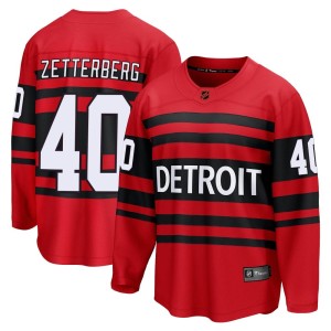 Detroit Red Wings Henrik Zetterberg Official Red Fanatics Branded Breakaway Youth Special Edition 2.0 NHL Hockey Jersey