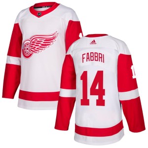 Detroit Red Wings Robby Fabbri Official White Adidas Authentic Adult NHL Hockey Jersey