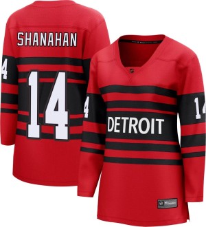 Detroit Red Wings Brendan Shanahan Official Red Fanatics Branded Breakaway Women's Special Edition 2.0 NHL Hockey Jersey