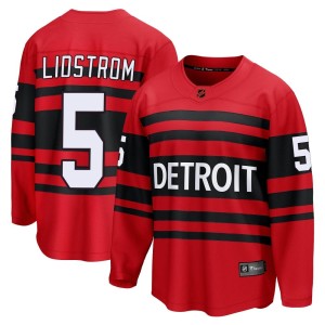 Detroit Red Wings Nicklas Lidstrom Official Red Fanatics Branded Breakaway Adult Special Edition 2.0 NHL Hockey Jersey