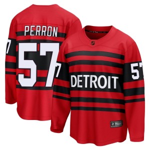 Detroit Red Wings David Perron Official Red Fanatics Branded Breakaway Adult Special Edition 2.0 NHL Hockey Jersey