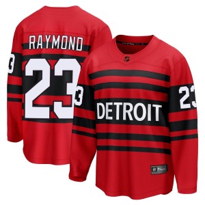 Detroit Red Wings Lucas Raymond Official Red Fanatics Branded Breakaway Adult Special Edition 2.0 NHL Hockey Jersey