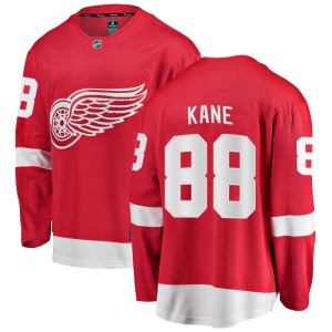 Detroit Red Wings Patrick Kane Official Red Fanatics Branded Breakaway Youth Home NHL Hockey Jersey