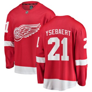 Detroit Red Wings Paul Ysebaert Official Red Fanatics Branded Breakaway Youth Home NHL Hockey Jersey